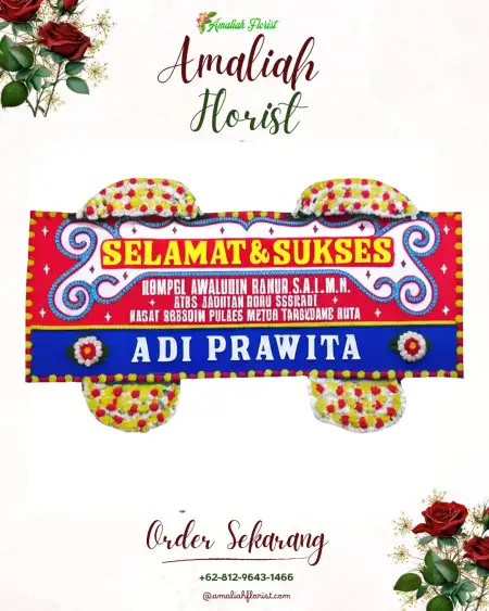 Papan Bunga Ucapan Selamat Padang Lambe